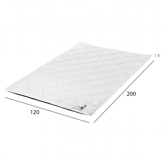 ΑΝΩΣΤΡΩΜΑ ΜΕ FOAM ΛΕΥΚΟ 120x200x5Y εκ.