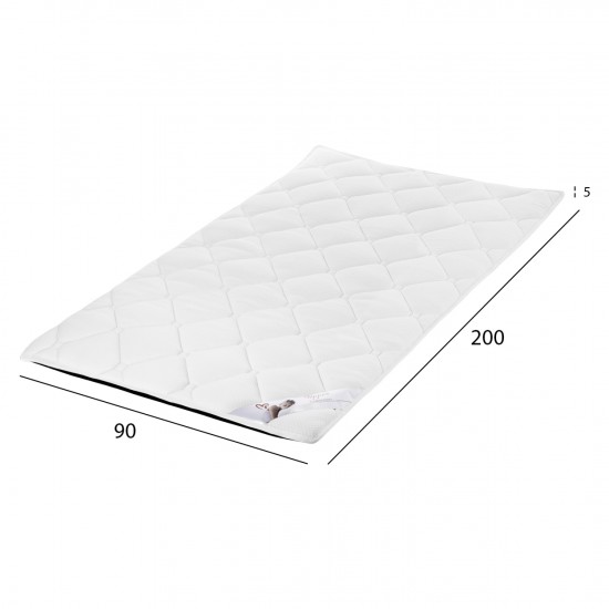 ΑΝΩΣΤΡΩΜΑ ΜΕ FOAM ΛΕΥΚΟ 90x200x5Y εκ.