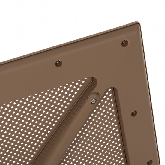 ΤΡΑΠΕΖΙ ΠΟΛΥΠΡΟΠΥΛΕΝΙΟΥ ΤΕΤΡΑΓΩΝΟ LUNAR ΚΑΠΟΥΤΣΙΝΟ 80x80x75Υ εκ.