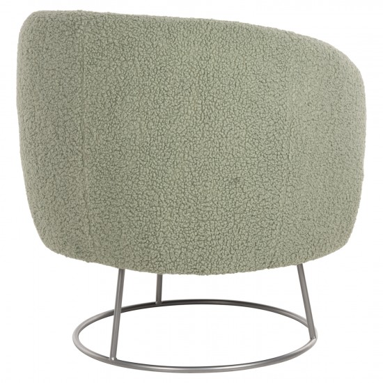 ΠΟΛΥΘΡΟΝΑ ARIEN ΥΦΑΣΜΑ ΜΠΟΥΚΛΕ ΦΥΣΤΙΚΙ ΜΕ ΑΣΗΜΙ ΒΑΣΗ 78x75x84Υεκ.