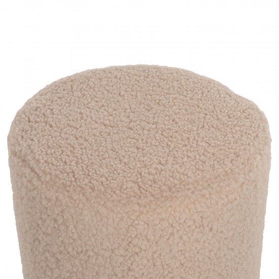 ΣΚΑΜΠΟ LEVY ΜΠΟΥΚΛΕ ΥΦΑΣΜΑ ΕΚΡΟΥ ΜΕ ΧΡΥΣΗ ΒΑΣΗ Φ35x42Υ εκ.