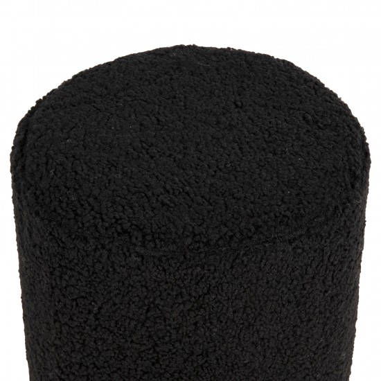 ΣΚΑΜΠΟ LEVY ΜΠΟΥΚΛΕ ΥΦΑΣΜΑ ΜΑΥΡΟ ΜΕ ΧΡΥΣΗ ΒΑΣΗ Φ35x42Υ εκ.