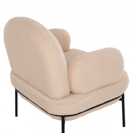 ΠΟΛΥΘΡΟΝΑ AGNES ΕΚΡΟΥ ΜΠΟΥΚΛΕ-ΜΑΥΡΑ ΜΕΤΑΛΛΙΚΑ ΠΟΔΙΑ 74x71x83Υεκ.