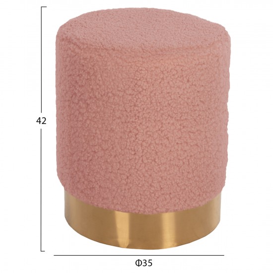 ΣΚΑΜΠΟ LEVY ΣΑΠΙΟ ΜΗΛΟ ΜΠΟΥΚΛΕ ΥΦΑΣΜΑ ΜΕ ΧΡΥΣΗ ΒΑΣΗ Φ35x42Υ εκ.