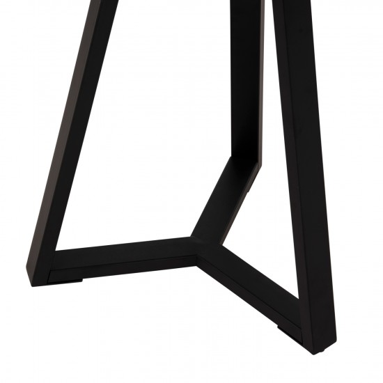 ΒΟΗΘΗΤΙΚΟ ΤΡΑΠΕΖΑΚΙ MDF ΚΑΡΥΔΙ-ΜΑΥΡΗ ΜΕΤΑΛΛΙΚΗ ΒΑΣΗ Φ45x55Υεκ.