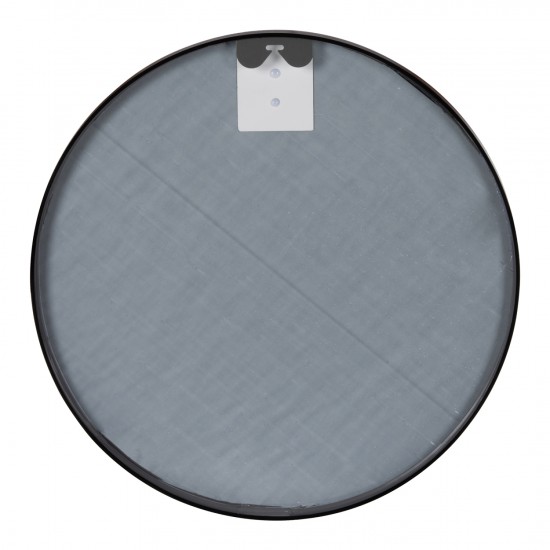 ΚΑΘΡΕΠΤΗΣ ΤΟΙΧΟΥ ΣΤΡΟΓΓΥΛΟΣ ΣΚΕΛΕΤΟΣ ΑΛΟΥΜΙΝΙΟΥ ΣΕ ΜΑΥΡΟ ΧΡΩΜΑ Φ50x3 εκ.