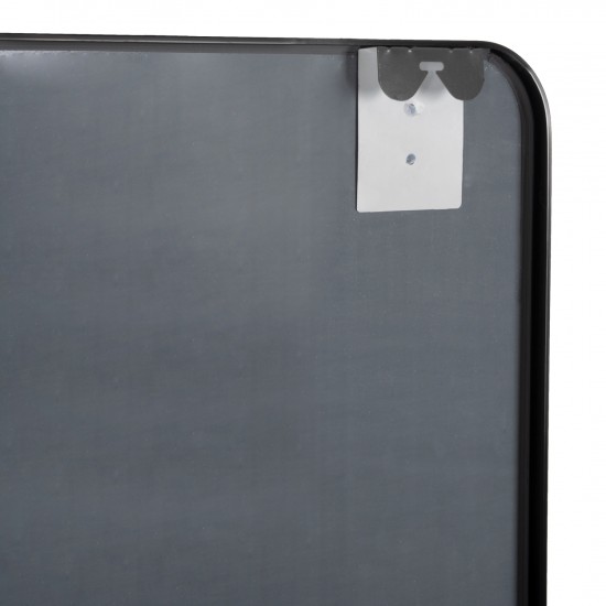 ΚΑΘΡΕΠΤΗΣ ΤΟΙΧΟΥ ΣΚΕΛΕΤΟΣ ΑΛΟΥΜΙΝΙΟΥ ΜΑΥΡΟΣ 60x3x80Υεκ.