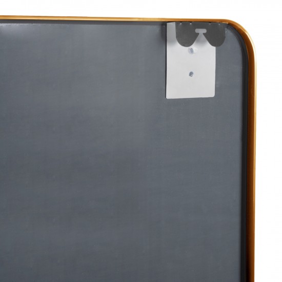 ΚΑΘΡΕΠΤΗΣ ΤΟΙΧΟΥ ΣΚΕΛΕΤΟΣ ΑΛΟΥΜΙΝΙΟΥ ΧΡΥΣΟΣ 60x3x80Υεκ.