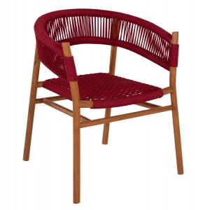 ΠΟΛΥΘΡΟΝΑ IRVING ΞΥΛΟ ΤΕΑΚ ΣΕ ΦΥΣΙΚΟ ΧΡΩΜΑ ΜΕ ΜΠΟΡΝΤΟ ΣΧΟΙΝΙ 60x55x75Yεκ.