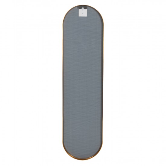 ΚΑΘΡΕΠΤΗΣ ΤΟΙΧΟΥ ΨΗΛΟΣ ΟΒΑΛ ΣΚΕΛΕΤΟΣ ΑΛΟΥΜΙΝΙΟΥ ΧΡΥΣΟΣ 38,5x4x149Υεκ.