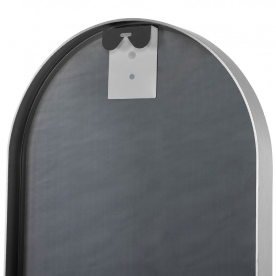 ΚΑΘΡΕΠΤΗΣ ΤΟΙΧΟΥ ΨΗΛΟΣ ΟΒΑΛ ΣΚΕΛΕΤΟΣ ΑΛΟΥΜΙΝΙΟΥ ΑΣΗΜΙ 38,5x4x149Υεκ.