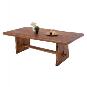 ΤΡΑΠΕΖΙ ΤΡΑΠΕΖΑΡΙΑΣ ULYSES ΜΑΣΙΦ ΞΥΛΟ SUAR ΣΕ ΦΥΣΙΚΟ ΠΑΧΟΥΣ 9εκ 300x100x78Yεκ.