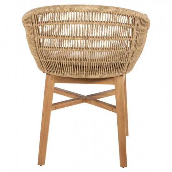 ΠΟΛΥΘΡΟΝΑ ΕΣΩΤ. ΧΩΡΟΥ LAMORA ΞΥΛΟ ΤΕΑΚ-ΣΥΝΘΕΤΙΚΟ ΣΧΟΙΝΙ-ΜΑΞΙΛΑΡΙ 58,5x58,5x76Υεκ.