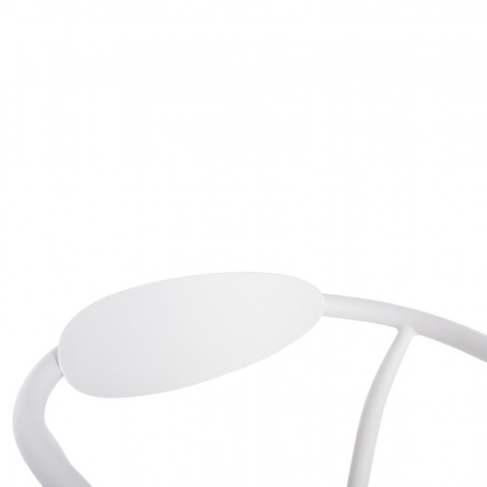 ΠΟΛΥΘΡΟΝΑ SERLY ΑΛΟΥΜΙΝΙΟ ΛΕΥΚΟ-TEXTILENE ΛΕΥΚΟ 56x61x74,5Yεκ