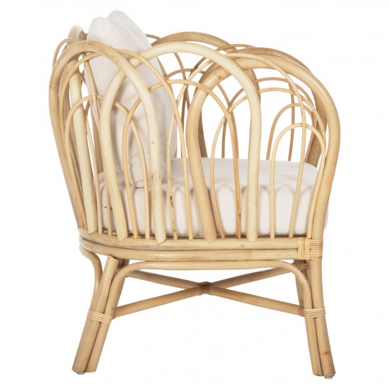 ΠΟΛΥΘΡΟΝΑ ESTOR RATTAN ΣΕ ΦΥΣΙΚΟ-ΛΕΥΚΟ ΜΑΞΙΛΑΡΙ 78x75x92Υ εκ.