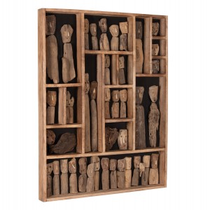 ΔΙΑΚΟΣΜΗΤΙΚΟ ΤΟΙΧΟΥ ΚΑΔΡΟ ΜΕ ΦΙΓΟΥΡΕΣ ΑΠΟ DRIFTWOOD 60x5x80Υεκ.