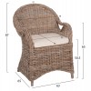 ΠΟΛΥΘΡΟΝΑ ΜΕ ΕΚΡΟΥ ΜΑΞΙΛΑΡΙ KEYLA ΚΑΦΕ RATTAN 63x65x87Υεκ. ΠΟΛΥΘΡΟΝΑ ΜΕ ΕΚΡΟΥ ΜΑΞΙΛΑΡΙ KEYLA ΚΑΦΕ RATTAN 63x65x87Υεκ.
