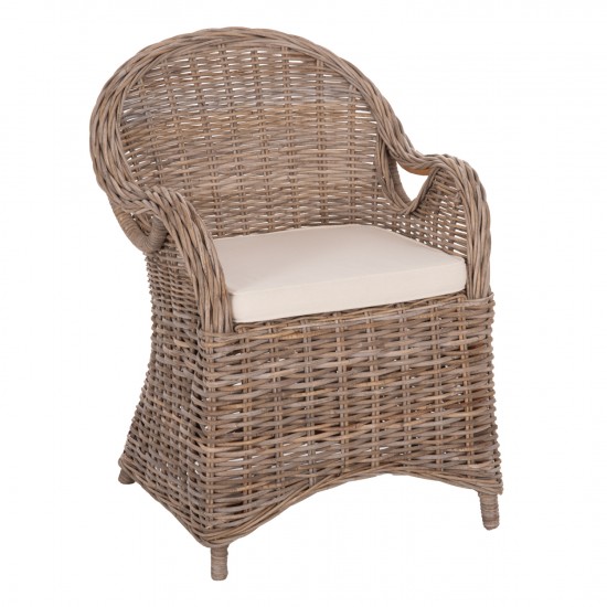 ΠΟΛΥΘΡΟΝΑ ΜΕ ΕΚΡΟΥ ΜΑΞΙΛΑΡΙ KEYLA ΚΑΦΕ RATTAN 63x65x87Υεκ. ΠΟΛΥΘΡΟΝΑ ΜΕ ΕΚΡΟΥ ΜΑΞΙΛΑΡΙ KEYLA ΚΑΦΕ RATTAN 63x65x87Υεκ.
