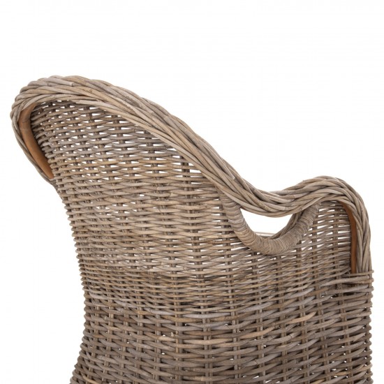 ΠΟΛΥΘΡΟΝΑ ΜΕ ΕΚΡΟΥ ΜΑΞΙΛΑΡΙ KEYLA ΚΑΦΕ RATTAN 63x65x87Υεκ. ΠΟΛΥΘΡΟΝΑ ΜΕ ΕΚΡΟΥ ΜΑΞΙΛΑΡΙ KEYLA ΚΑΦΕ RATTAN 63x65x87Υεκ.