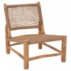 ΚΑΡΕΚΛΑ LONDER ΞΥΛΟ TEAK ΣΕ ΦΥΣΙΚΟ ΚΑΙ ΣΥΝΘΕΤΙΚΟ RATTAN 63x77x77Υεκ.