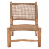 ΚΑΡΕΚΛΑ LONDER ΞΥΛΟ TEAK ΣΕ ΦΥΣΙΚΟ ΚΑΙ ΣΥΝΘΕΤΙΚΟ RATTAN 63x77x77Υεκ.
