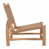 ΚΑΡΕΚΛΑ LONDER ΞΥΛΟ TEAK ΣΕ ΦΥΣΙΚΟ ΚΑΙ ΣΥΝΘΕΤΙΚΟ RATTAN 63x77x77Υεκ.