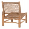 ΚΑΡΕΚΛΑ LONDER ΞΥΛΟ TEAK ΣΕ ΦΥΣΙΚΟ ΚΑΙ ΣΥΝΘΕΤΙΚΟ RATTAN 63x77x77Υεκ.