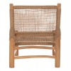 ΚΑΡΕΚΛΑ LONDER ΞΥΛΟ TEAK ΣΕ ΦΥΣΙΚΟ ΚΑΙ ΣΥΝΘΕΤΙΚΟ RATTAN 63x77x77Υεκ.