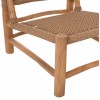 ΚΑΡΕΚΛΑ LONDER ΞΥΛΟ TEAK ΣΕ ΦΥΣΙΚΟ ΚΑΙ ΣΥΝΘΕΤΙΚΟ RATTAN 63x77x77Υεκ.