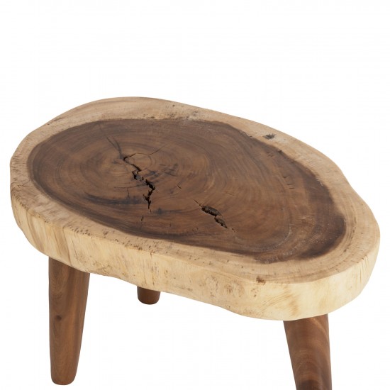 ΤΡΑΠΕΖΙ ΣΑΛΟΝΙΟΥ DOMPU  ΜΑΣΙΦ ΞΥΛΟ SUAR 8εκ. ΠΑΧΟΣ ΕΠΙΦΑΝΕΙΑΣ 66x44x46Yεκ.