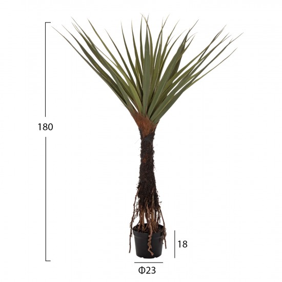 ΔΙΑΚΟΣΜΗΤΙΚΟ ΣΥΝΘΕΤΙΚΟ ΦΥΤΟ HM7988 ΦΟΙΝΙΚΟΔΕΝΤΡΟ ΣΕ ΓΛΑΣΤΡΑ Φ23x18-180Υεκ.