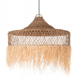 ΦΩΤΙΣΤΙΚΟ ΟΡΟΦΗΣ ΚΡΕΜΑΣΤΟ ΙΝΕΣ ΦΟΙΝΙΚΑ & SEAGRASS ΚΡΟΣΙΑ- ΦΥΣΙΚΟ Φ123x65Yεκ.