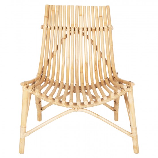 ΚΑΡΕΚΛΑ ΕΞΩΤ.ΧΩΡΟΥ CELLION ΡΑΒΔΟΙ RATTAN ΣΕ ΦΥΣΙΚΟ ΧΡΩΜΑ 51x67x96Yεκ.