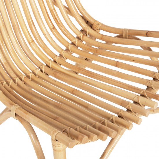 ΚΑΡΕΚΛΑ ΕΞΩΤ.ΧΩΡΟΥ CELLION ΡΑΒΔΟΙ RATTAN ΣΕ ΦΥΣΙΚΟ ΧΡΩΜΑ 51x67x96Yεκ.