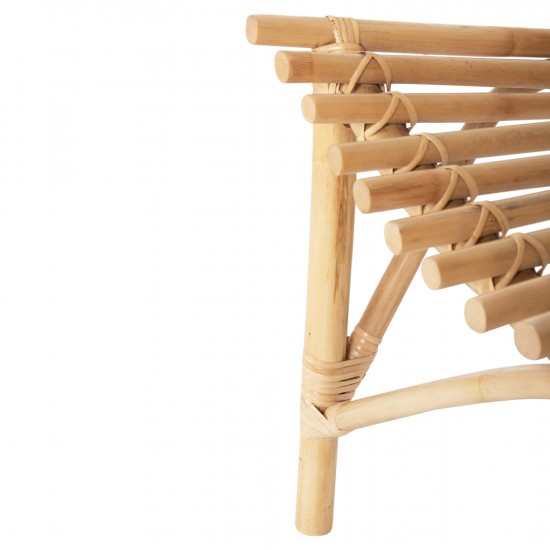 ΚΑΡΕΚΛΑ ΕΞΩΤ.ΧΩΡΟΥ CELLION ΡΑΒΔΟΙ RATTAN ΣΕ ΦΥΣΙΚΟ ΧΡΩΜΑ 51x67x96Yεκ.