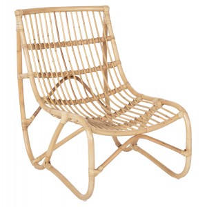 ΠΟΛΥΘΡΟΝΑ GRINN ΡΑΒΔΟΙ RATTAN ΣΕ ΦΥΣΙΚΟ 56,5x73,5x79,5Υ εκ.