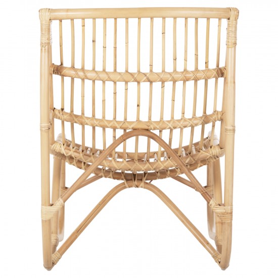 ΠΟΛΥΘΡΟΝΑ GRINN ΡΑΒΔΟΙ RATTAN ΣΕ ΦΥΣΙΚΟ 56,5x73,5x79,5Υ εκ.