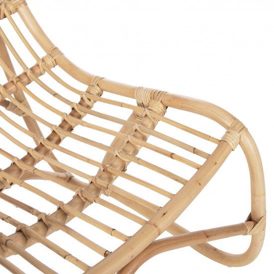 ΠΟΛΥΘΡΟΝΑ GRINN ΡΑΒΔΟΙ RATTAN ΣΕ ΦΥΣΙΚΟ 56,5x73,5x79,5Υ εκ.