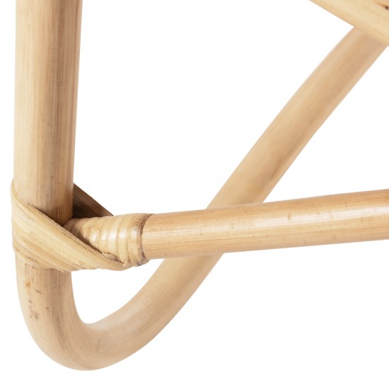 ΠΟΛΥΘΡΟΝΑ GRINN ΡΑΒΔΟΙ RATTAN ΣΕ ΦΥΣΙΚΟ 56,5x73,5x79,5Υ εκ.