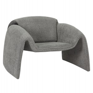 ΠΟΛΥΘΡΟΝΑ LAFORGE ΓΚΡΙ ΥΦΑΣΜΑ-ΜΕΤΑΛΛΙΚΟΣ ΣΚΕΛΕΤΟΣ 100x83x66Υεκ.