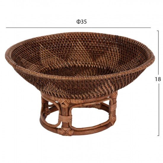 ΔΙΑΚΟΣΜΗΤΙΚΟ ΜΠΟΛ ΜΕ ΒΑΣΗ ΜΕ ΠΛΕΞΗ ΑΠΟ ΚΕΤΑΚ Φ35x18Υεκ.