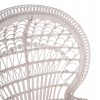 ΠΟΛΥΘΡΟΝΑ ROYAL PEACOCK RATTAN ΣΕ ΛΕΥΚΟ-ΜΑΞΙΛΑΡΙ ΛΕΥΚΟ 114x72x150Yεκ.
