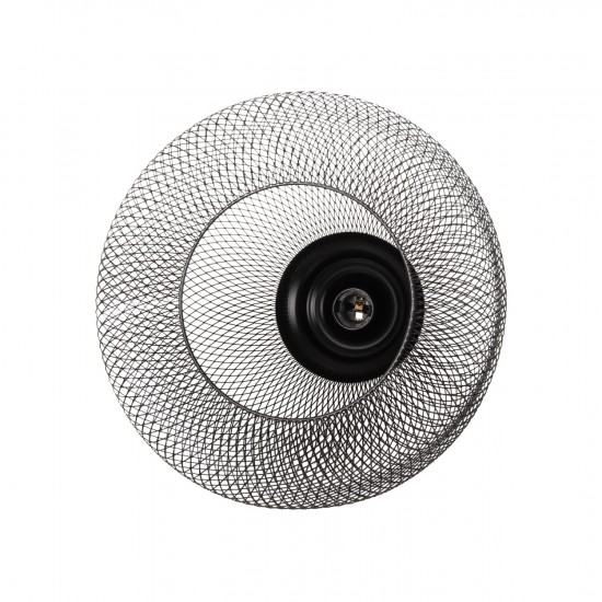 ΦΩΤΙΣΤΙΚΟ ΟΡΟΦΗΣ ΚΡΕΜΑΣΤΟ ΜΕΤΑΛΛΙΚΗ ΔΙΚΤΥΩΤΗ ΚΑΜΠΑΝΑ ΚΑΠΕΛΟ Φ32x137Yεκ.