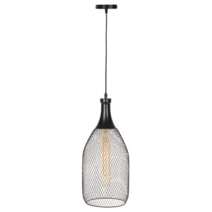 ΦΩΤΙΣΤΙΚΟ ΟΡΟΦΗΣ ΚΡΕΜΑΣΤΟ ΜΑΥΡΟ ΜΕΤΑΛΛΙΚΟ ΚΑΠΕΛΟ Φ20x145Υεκ.