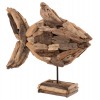 ΕΠΙΤΡΑΠΕΖΙΟ ΔΙΑΚΟΣΜΗΤΙΚΟ ΨΑΡΙ DRIFTWOOD ΣΕ ΦΥΣΙΚΟ 40x12x40Υ εκ.