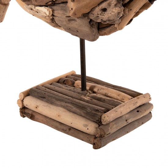 ΕΠΙΤΡΑΠΕΖΙΟ ΔΙΑΚΟΣΜΗΤΙΚΟ ΨΑΡΙ DRIFTWOOD ΣΕ ΦΥΣΙΚΟ 40x12x40Υ εκ.