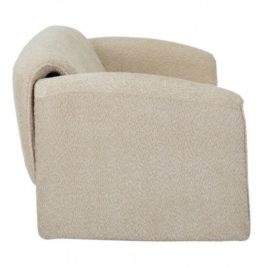 ΚΑΝΑΠΕΣ ΔΙΘΕΣΙΟΣ TREK ΜΕΤΑΛΛΙΚΟΣ ΣΚΕΛΕΤΟΣ-ΜΠΕΖ ΥΦΑΣΜΑ 160x80x63Υεκ.