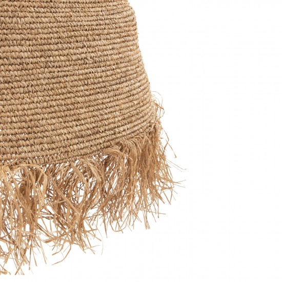 ΦΩΤΙΣΤΙΚΟ ΟΡΟΦΗΣ ΚΡΕΜΑΣΤΟ RATTAN ΣΕ ΦΥΣΙΚΟ Φ100x100-103Υεκ.