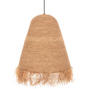 ΦΩΤΙΣΤΙΚΟ ΟΡΟΦΗΣ ΚΡΕΜΑΣΤΟ RATTAN ΣΕ ΦΥΣΙΚΟ Φ100x100-103Υεκ.