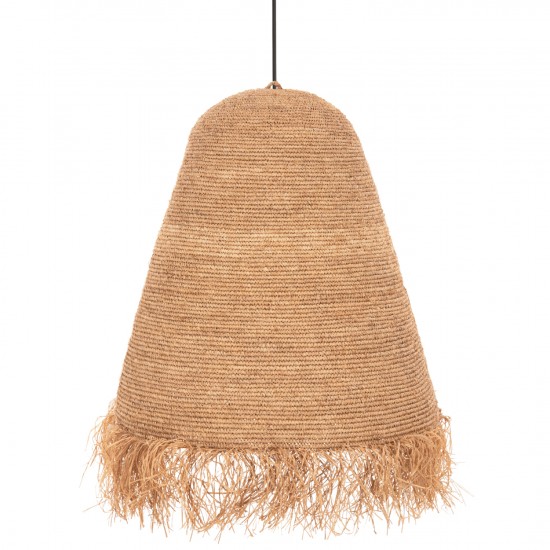 ΦΩΤΙΣΤΙΚΟ ΟΡΟΦΗΣ ΚΡΕΜΑΣΤΟ RATTAN ΣΕ ΦΥΣΙΚΟ Φ100x100-103Υεκ.